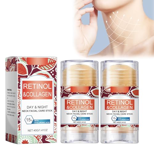 Stick De Cuidado Facial Y De Cuello, Anti-Edad Crema De Retinol Y Colágeno Hidratante Facial Crema Sticks Hidratantes Para Reducir Las Arrugas Finas Y Las Arrugas Del Rostro Y El Cuello