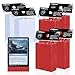 400 Pack Card Sleeves, 200 Matte Red Trading Card Sleeve and 200 Inner Sleeves Ideal for Double-Sleeving, Perfect Fit Sleeves Compatible with MTG, TCG, Baseball, Football Cards.