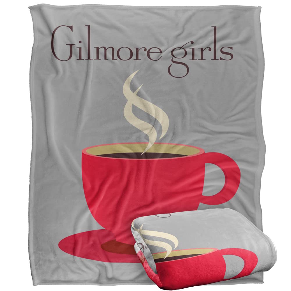 GILMORE GIRLS Coffee Cup Logo Silky Touch Super Soft Throw Blanket 152 x 127 cm