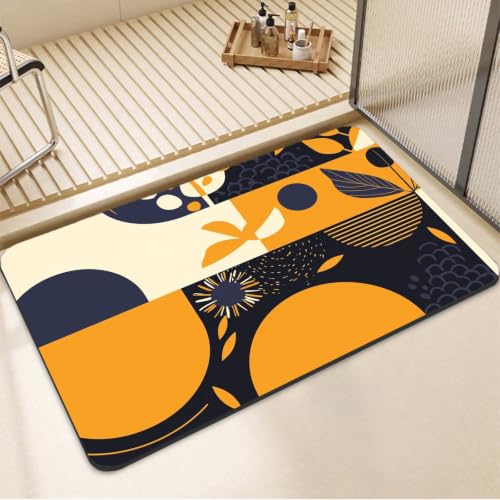 Tapis de bain antidérapant absorbant séchage rapide lavable facile à nettoyer - 2