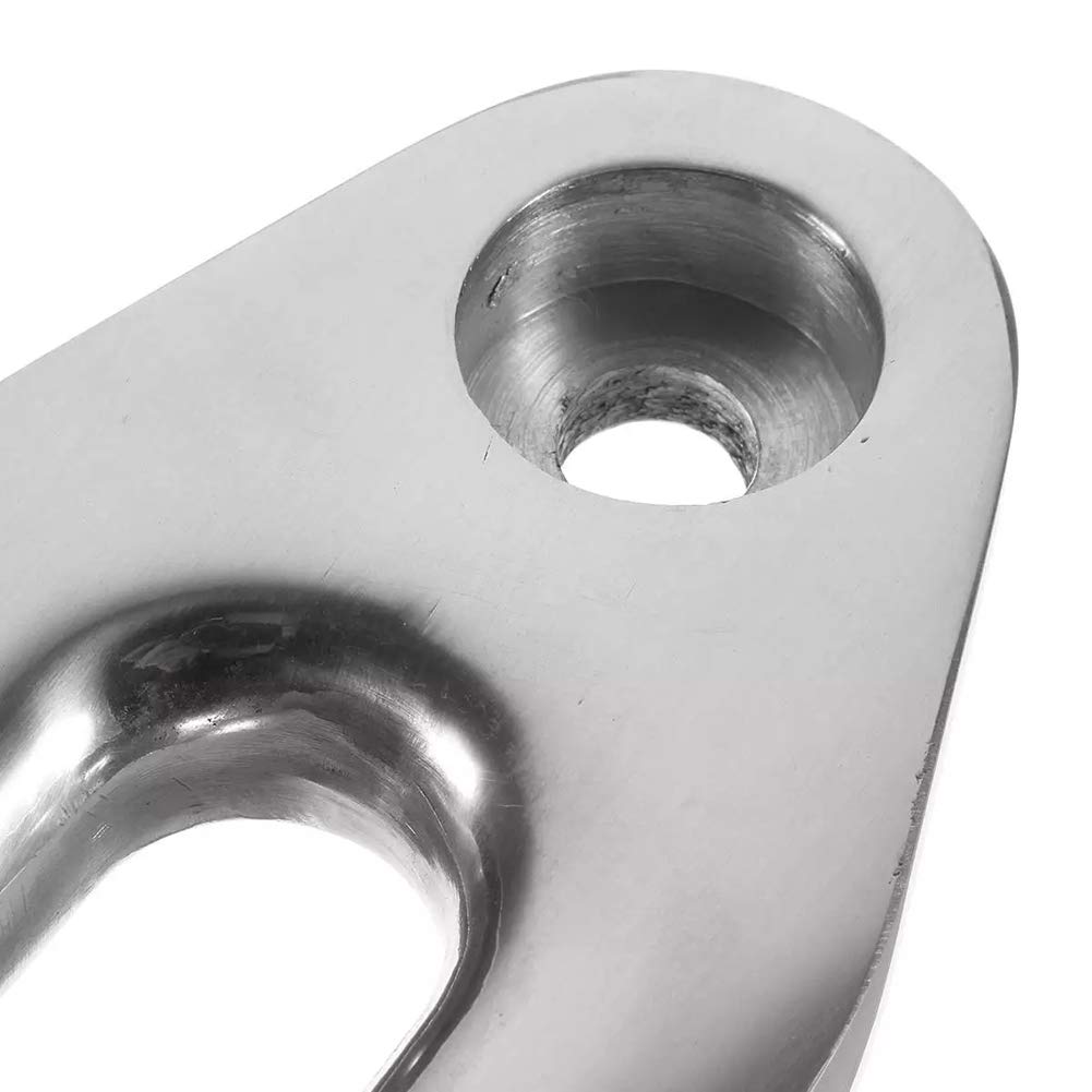 10 pollici Hawse Passacavi, guida per verricello universale Hawse Passacavi Billet Winch sintetico Corda per verricello Guida per cavo Guida in alluminio Porta per verricello 9000-12000 LBS