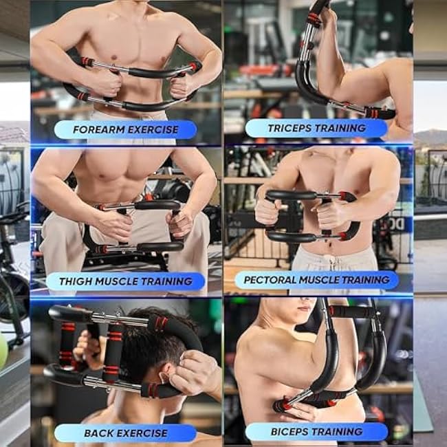 Twister Arm Trainer for Men - 60-100lb for Arms, Chest, Shoulders Home Fitness Equipment