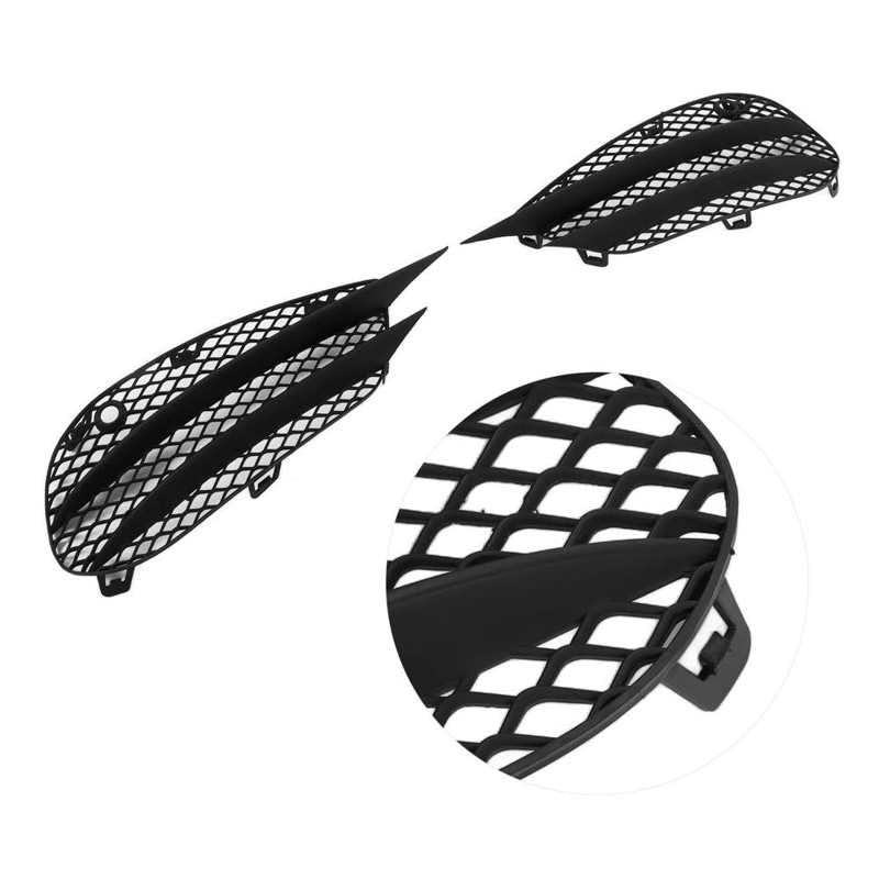 Nebelscheinwerfer Gitter Für Mercedes C-Klasse W205 AMG Line 2015-2018 - Schwarz ABS