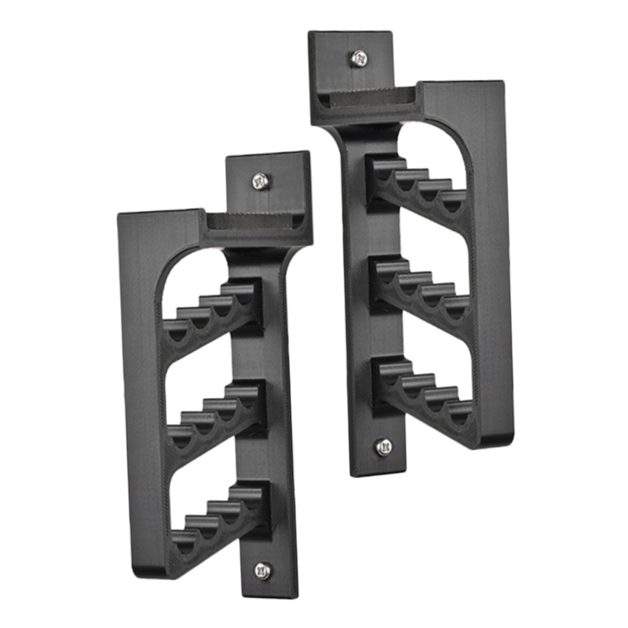 Mipcase 2pcs Wall-mounted Stand Bracket Wall Mount Storage Arrow Holder Sword Rack Sword Holder Wall-mounted Brackets Storage Organizers Black Pla