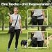ZENOVA PETS Leckerlitasche für Hunde, großer Leckerlibeutel & Snackbeutel Hund mit Reisenapf, Clicker, Kotbeutelspender & Handyfach, 3 Tragemöglichkeiten, ideale Futtertasche für Hundetraining