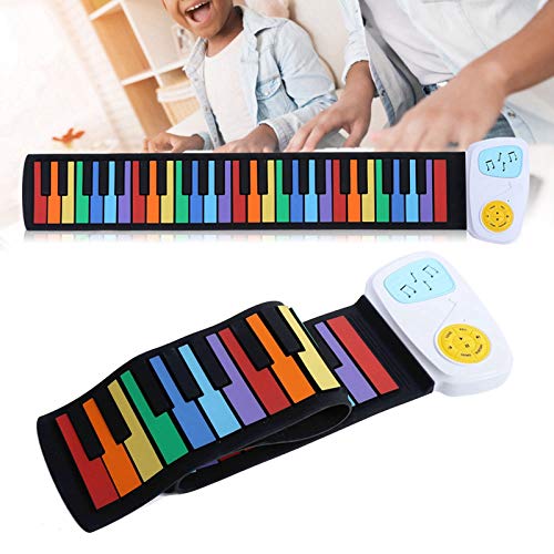 Roll Up Keyboard Piano, Piano Roll Up 49 Touches avec Haut-parleur et 8 Sons Différents, Piano Portable Piano électrique Clavier Hand Roll Piano, Roll Up Piano Clavier Piano Pliable pour Adultes - Les Beatles, Paul McCartney, John Lennon, RIngo Starr, George Harrison Roll Up Keyboard Piano, Piano Roll Up 49 Touches avec Haut-parleur et 8 Sons Différents, Piano Portable Piano électrique Clavier Hand Roll Piano, Roll Up Piano Clavier Piano Pliable pour Adultes – Image 6