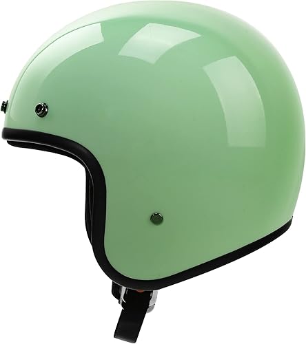 Miniatura 2 de TCMT Dot 34 - Casco abierto para adultos para scooter, ciclomotor, Cruiser Cafe Racer Retro Vintage Street Bike Casco de motocicleta