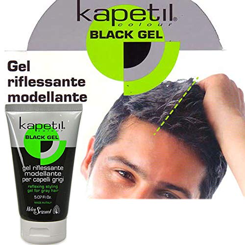 Gel Black Kapetil para cabellos grises, 150 ml