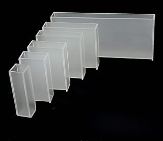 DONLAB AFF-0005 Glass 751-Type 5mm Optical Path Glass Cuvette UV-vis Spectrophotometer Cuvettes Cell Spectrometer 10 Pcs/Box