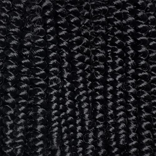 Darling Passion Twist 6X Crochet Hair Extensions (3 Packs, 2X Per Pack), Natural & Soft Texture, Bomb Twist, Natural And Soft Texture, Black Afro Curly, 24 Inch, 1B #TOP4
