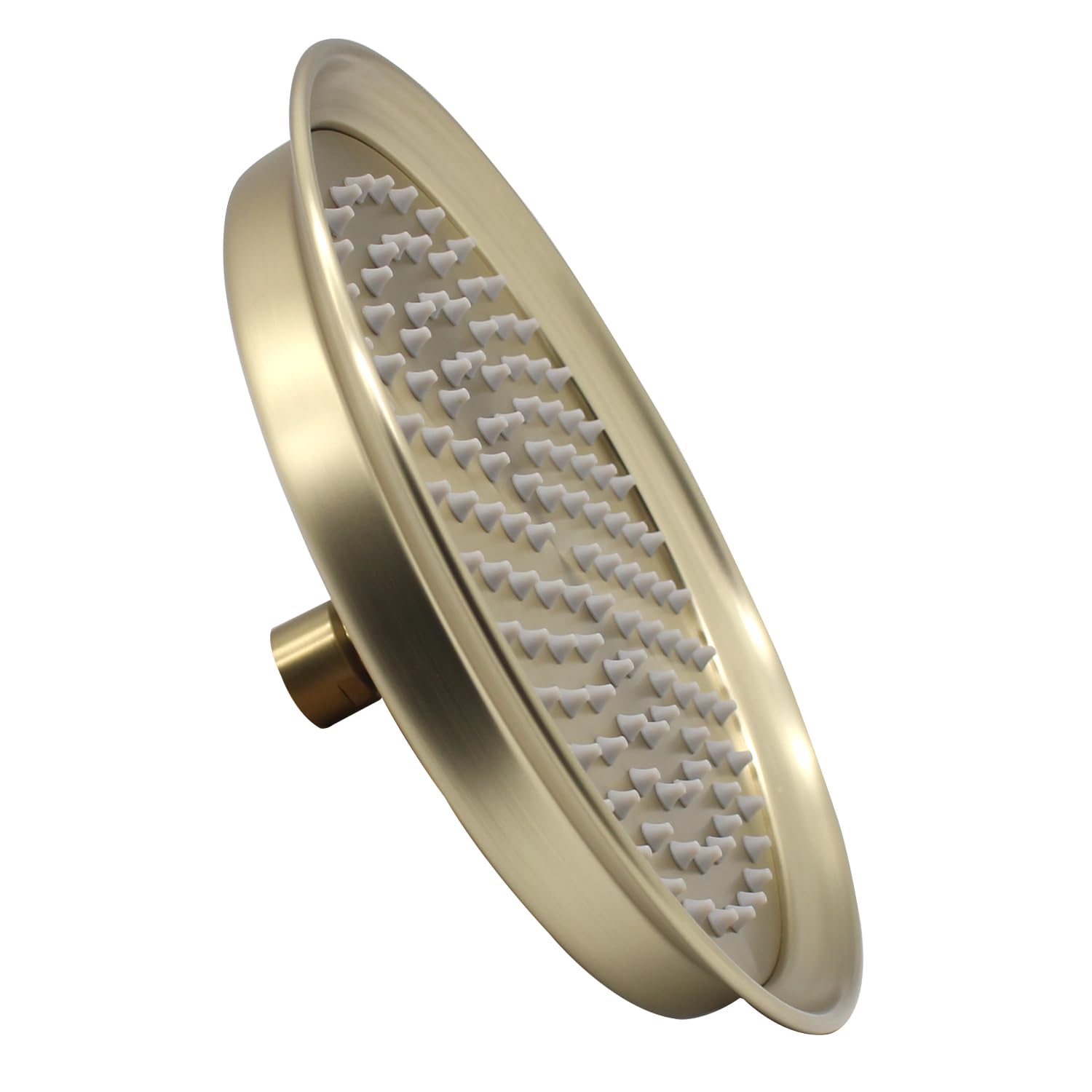 Soffione Doccia a Pioggia in Metallo Solido 304 in Acciaio Inox Perfetto per Sostituzione, Tradizionale Grande Fisso da 22,9 cm Soffione Doccia Spazzolato Oro - GETSHOWERSET