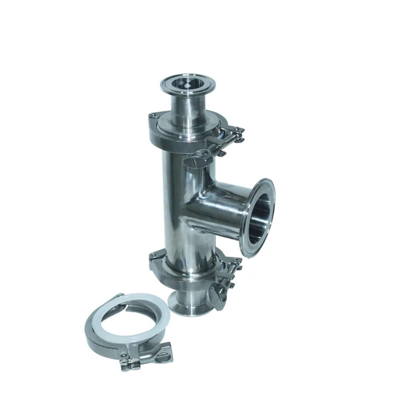 Clapet anti-retour 48mm en acier inoxydable SUS304 haute précision à trois voies