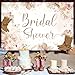 Balterever Cowboy Boot Bridal Shower Decorations Vintage Boho Western Cowboy Boot Bridal Shower Backdrop 5 * 3 ft Western Boot Photography Background for Wedding Engagement