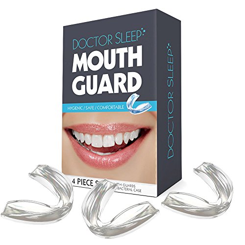 Mouth Guard for Grinding Teeth – Dental Night Guard for Clenching snoring - Eliminates TMJ and Bruxism! Includes Three Custom Fit Professional Dental Guards