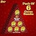 Chocolate Bombs Gift Set - 6 Pack - Cocoa Bombs Premium Hot Chocolate Bomb Filled with Marshmallows and Cocoa Mix - Makes 6 Large Servings - Gift Box.