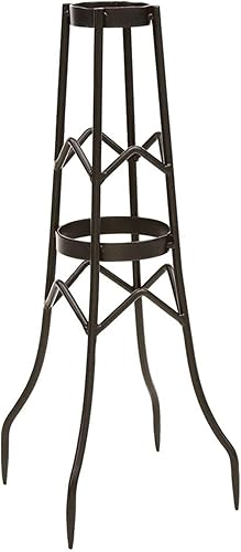 Achla Designs GBS-12, Soporte grande de hierro forjado, 21 12 pulgadas de alto, grafito