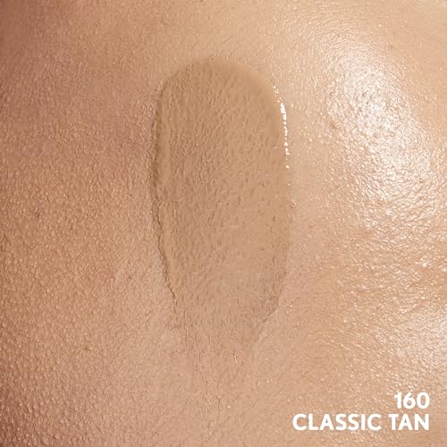 Image of COVERGIRL Clean Invisible Foundation Makeup, Dewy & Glowy Natural Finish, Buildable Coverage, Skin-Like Smooth Look, Vegan, Classic Tan, 1oz