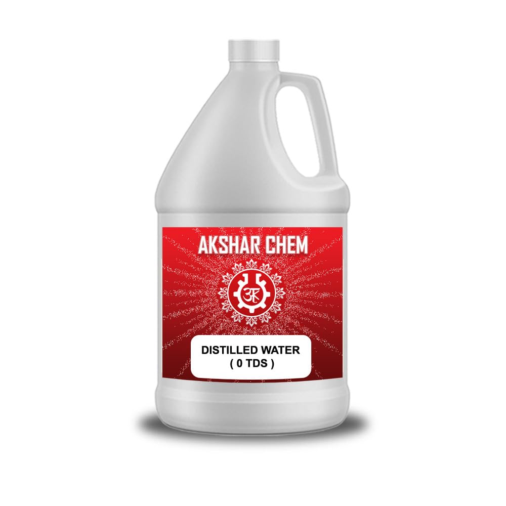 Premium Distilled Water 0 TDS (900 GM) - Pure Water for Versatile Applications