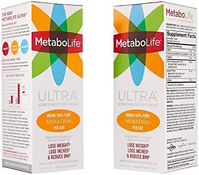Twinlab MetaboLife Ultra – Dietary Supplement – Hunger Supplement for Women & Men – 800 mg, 45 Caplets (2 Pack) Twinlab MetaboLife Ultra – Dietary Supplement – Hunger Supplement for Women & Men – 800 mg, 45 Caplets (2 Pack)