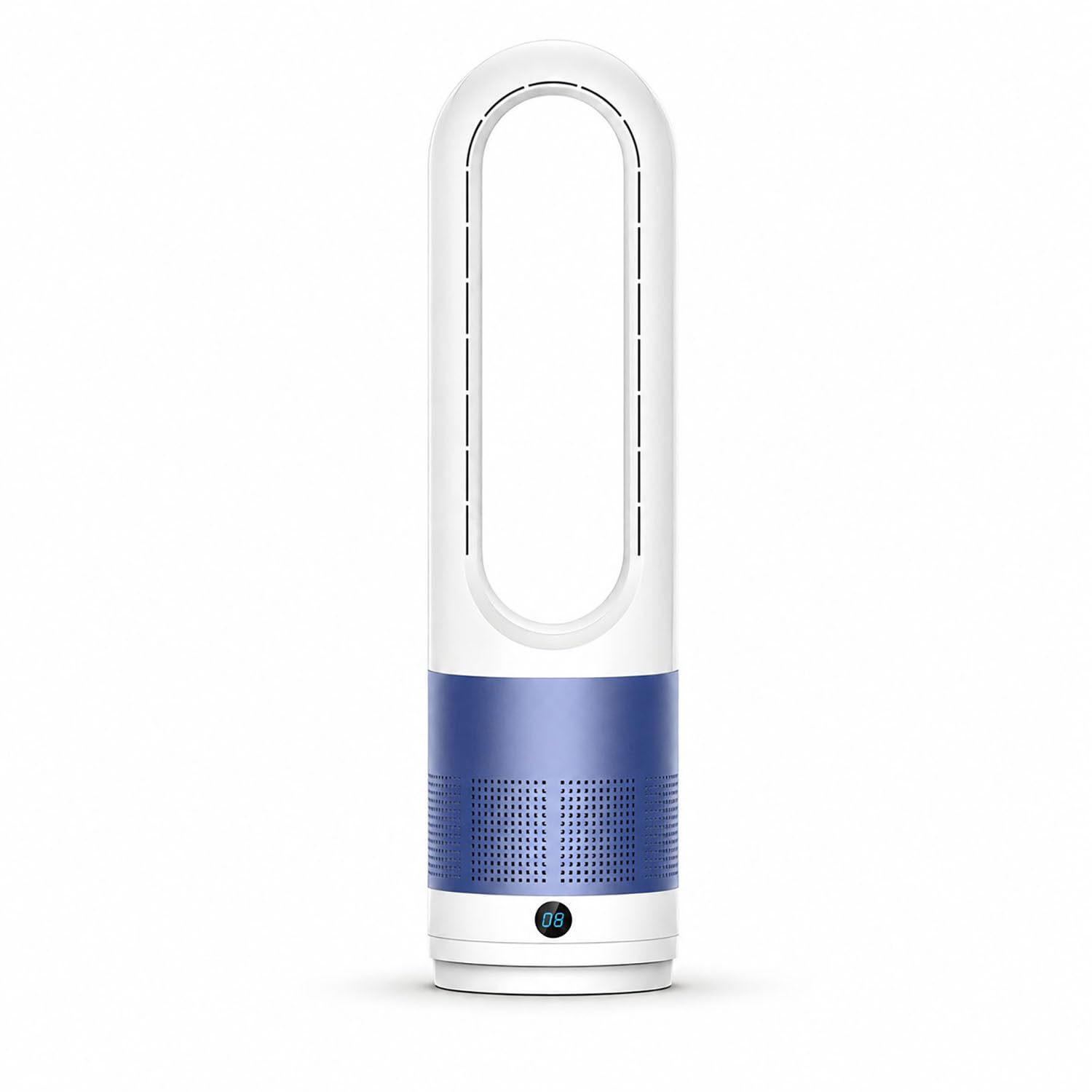 DUMIPME Slim Bladeless Cooling Tower Fan, Compact Standing Fan Blue