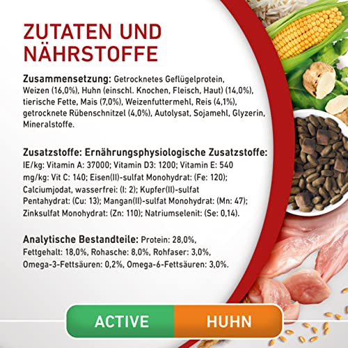 PURINA ONE Mini/Small Active Hundefutter trocken für kleine Hunde, reich an Huhn und Reis, 8er Pack (8 x 800g)