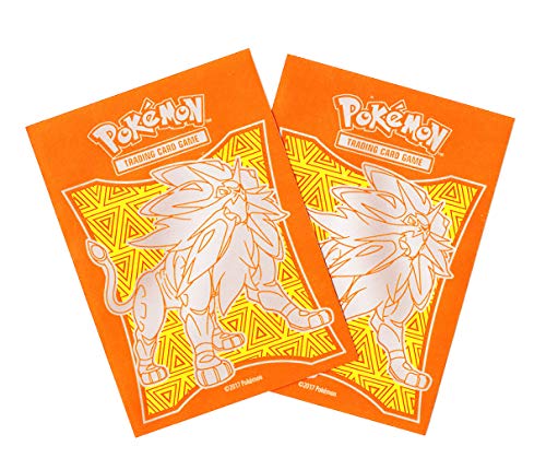 Sun Moon Solgaleo Official Card Sleeves - Tournament Legal - Pack of 65 Count - Elite Trainer Box Exclusive
