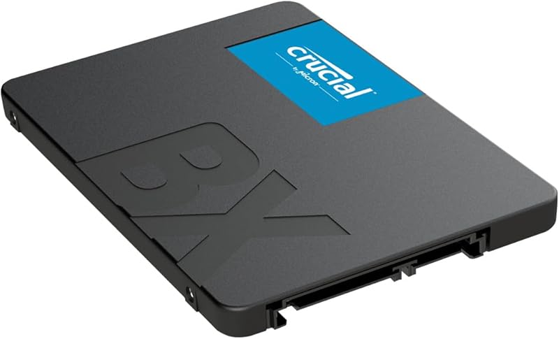 Crucial BX500 SATA SSD 1To2.5 Interne, jusqu'à 540MB/s, Compatible avec Ordinateur Portable et de Bureau (PC), 3D NAND, Accélération Dynamique de l'Écriture - CT1000BX500SSD101