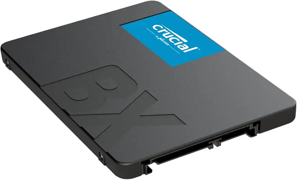 Crucial BX500 SATA SSD 480Go 2.5" Interne, jusqu'à 540MB/s, Compatible avec Ordinateur Portable et de Bureau (PC), 3D NAND, Accélération Dynamique de l'Écriture - CT480BX500SSD1