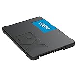 Crucial BX500 SATA SSD 480Go 2.5' Interne, jusqu'à 540MB/s, Compatible avec Ordinateur Portable et de Bureau (PC), 3D NAND, Accélération Dynamique de l'Écriture - CT480BX500SSD1 480GB