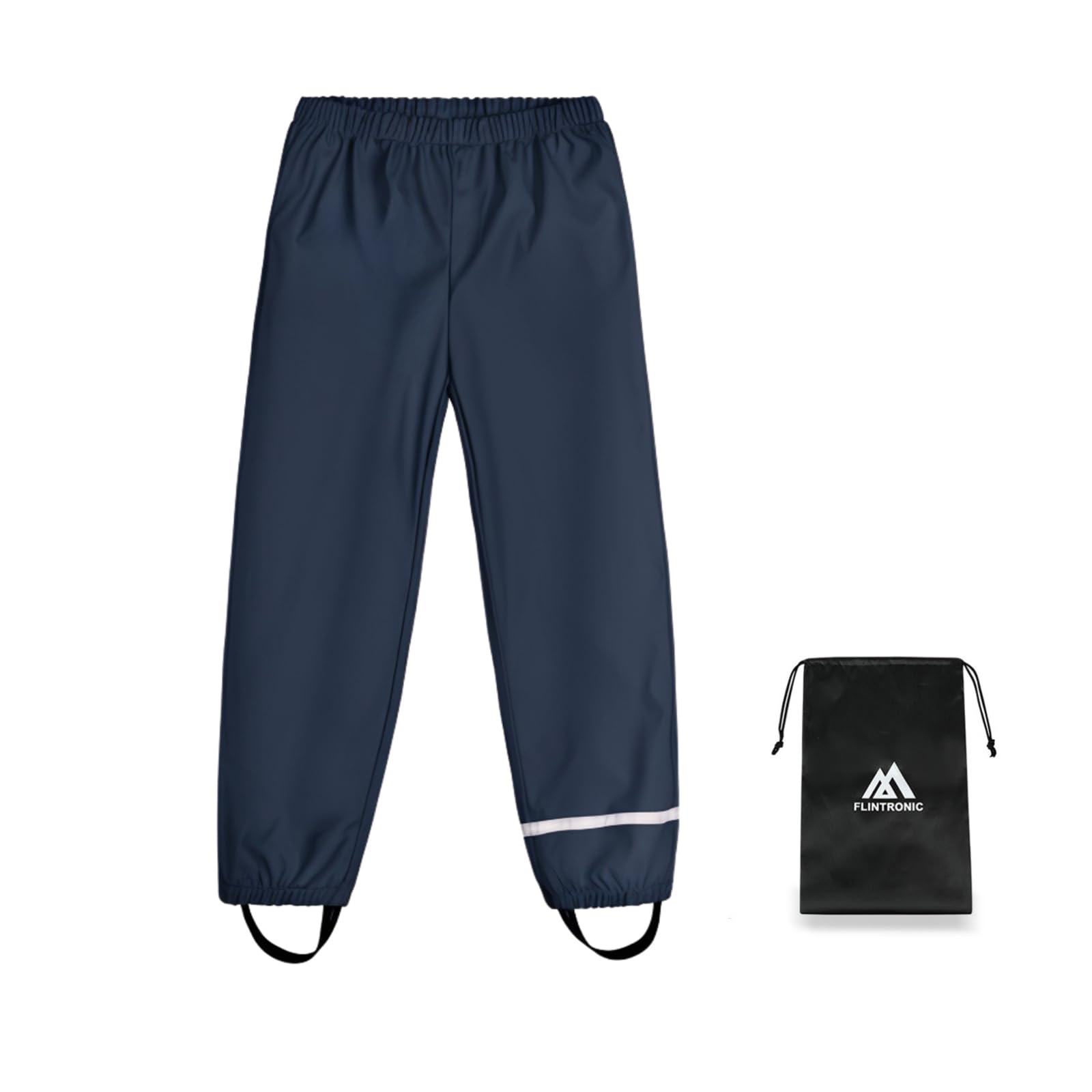 flintronic Unisex Kinder Matschhose Regenlatzhose, Wind-und wasserdichte Regenhose Regenbekleidung