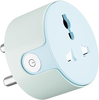 Lifelong Electronics 10A WiFi Smart Power Plug for Home Automation With App Control, Timer, Voice Control, Scheduling Smart Plugs Gadget Electrical Switch Socket Compatible with Alexa & Google