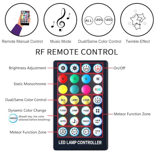 Image of 32W Starlight Headliner Light,1300pcs 9.8ft Dual Port Dual Color LED Star Ceiling Fiber Optic Light Kit APP /Remote Control White Shooting Star,for Car /Home /Party