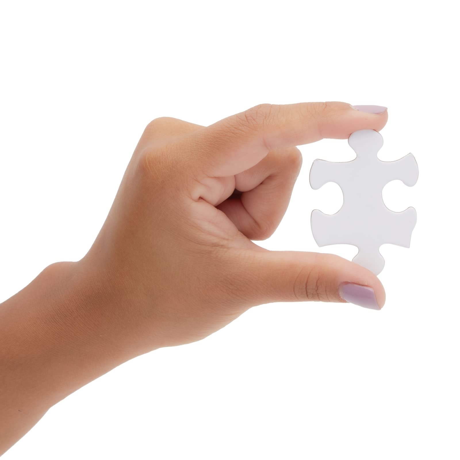 Juvale 48 Sheets Blank Puzzles to Draw On Bulk - 6x8 inch Make Your Own Jigsaw Puzzle for Kids Crafts Projects (28 Pieces Each) - Image 9