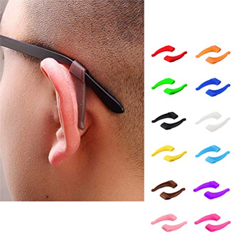 Healifty – Suporte antiderrapante para óculos de silicone, ganchos de orelha antiderrapantes, suport