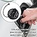 Tobenbone Gas Cap, Fuel Tank Filler Cap Compatible with Chrysler Grand Cherokee Dodge Ram 1500 2500 3500 Replace OEM # 52030377AA 52030377AB 5278632AG (Black)
