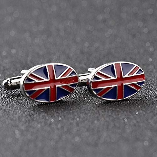 Mancuernillas Daesar con diseño de bandera británica miniatura 5
