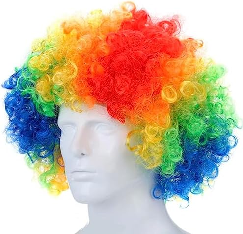 Peruca De Palhaço Colorida