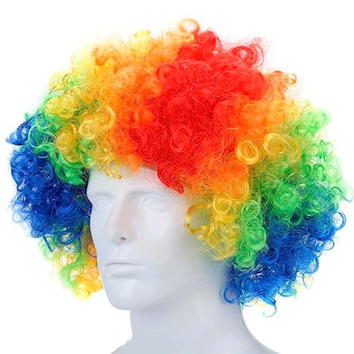 Peruca De Palhaço Colorida