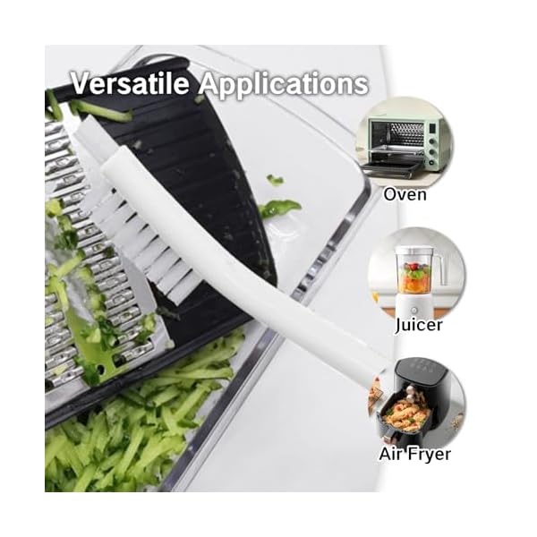 NIIIYTYB 6 Pcs Juicer Cleaning Brush Set Versatile Juicer Brush for Cleaning Grater Blender and Kitchen Appliances for Fruit Juicer Soy Milk Maker and Crevice Cleaning Small Kitchen Gadgets - Image 6