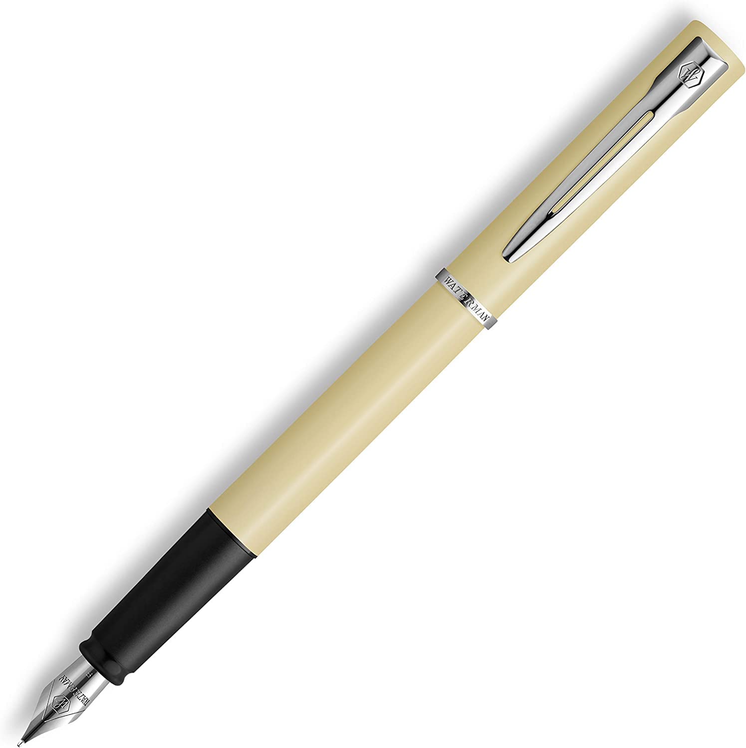 Stylo Plume Waterman Allure Pointe Fine - Couleur Saumon, Avec Effaceur Et Cartouche | Neuf Sous Blister, Fabriqué En France