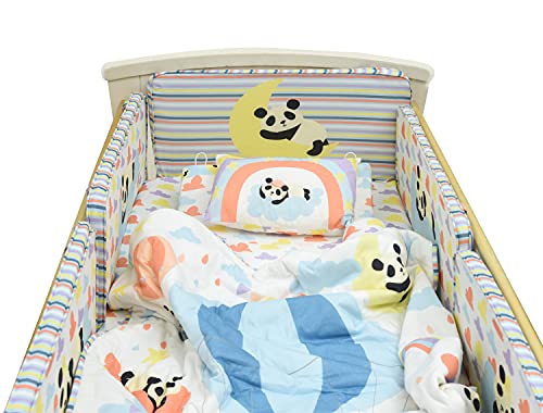 Image of Baby Jalebi Personalized Reversible Soft Organic Cotton Baby Blanket (Bubba Bear, Initials inchS inch)