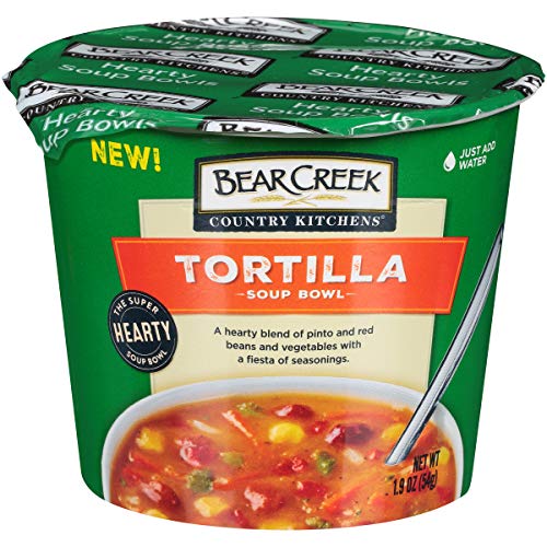 Image of Bear Creek Hearty Soup Bowl, Tortilla, 1.9 Ounce (Pack of 6)
