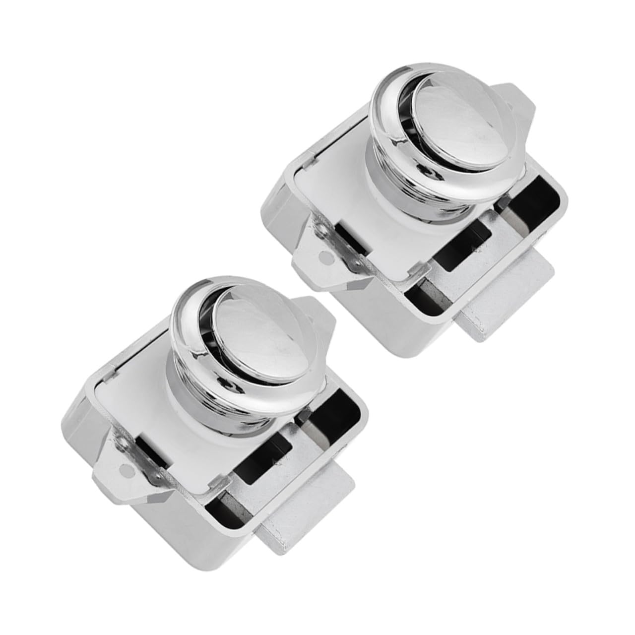 Loquet à bouton-poussoir pour caravane et bateau, fermeture de meuble compacte