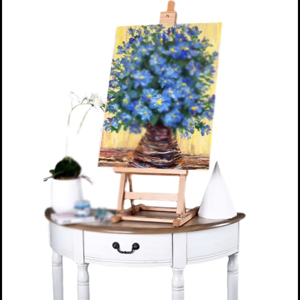 Caballete De Escritorio Mini Principiante Dibujo Pintura Al Óleo Acuarela 4K Plegable Ajustable
