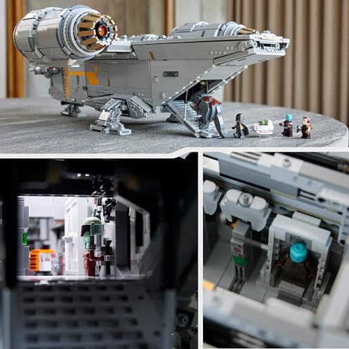 Star Wars The Razor Crest UCS Set, Ultimate Collectors Series Starship Model Kit per adulti, grande iconico The Mandalorian Memorabilia da collezione, 75331 - Lego - Immagine 3