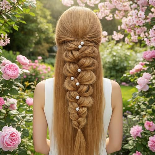 30 Piezas Pinzas Mini con Perlas para Cabello para Mujer, Accesorios Elegantes de Perlas Blancas, Clips y Broches Lindo para Novias y Uso Diario miniatura 4
