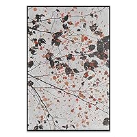 SIGNWIN Framed Canvas Wall Art Black Tree Branch with Leaves Canvas Prints Home Artwork Decoration for Living Room,Bedroom - 16