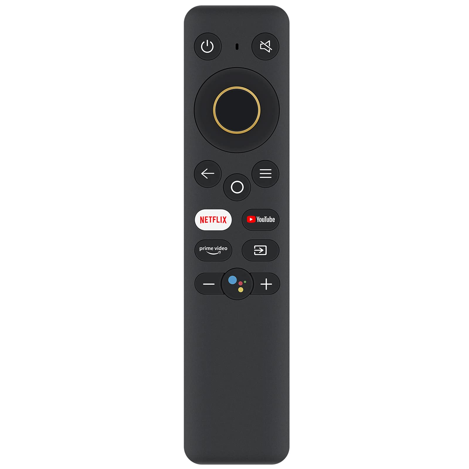 PERFASCIN New Replacement Remote Control fit for Realme All-in-one All in one Android TV with Goo-gle Assistant Netflix YUTUBE Prime-Video App Key