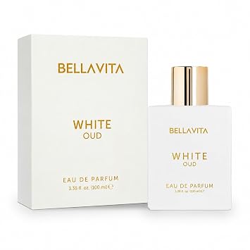 Bella Vita Luxury White Oud | Long Lasting Unisex EDP 100ml | with Orange, Patchouli, Musk | Oud & Fruity Premium Fragrance Perfume for Unisex | Great for Everyday Use