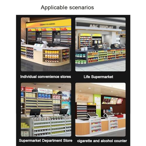 Support d'étui à cigarettes rectangulaire en acrylique pour stopper le désordre en caisse